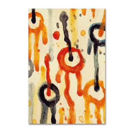 Trademark Fine Art Amy Vangsgard 'Circle Encounters 2' Canvas Art, 12x19 AV0094-C1219GG